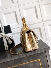 Chanel Coco Handle Gold Lambskin 23cm - 4