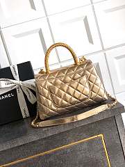 Chanel Coco Handle Gold Lambskin 23cm - 2