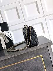 Chanel Phone Holder Chain Black Caviar Gold 21x12x5.5cm - 4