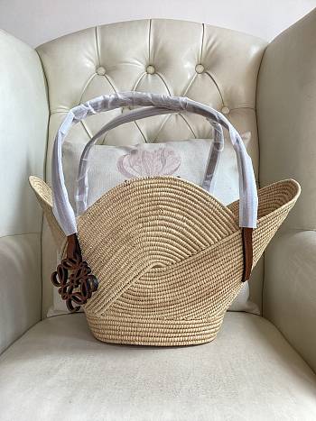 Loewe Petal Basket Bag Natural 46x24.5x13cm