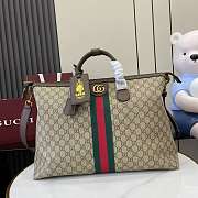 Gucci Savoy Medium Travel Bag Brown 48x28x18cm - 1