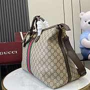 Gucci Savoy Medium Travel Bag Brown 48x28x18cm - 6