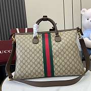 Gucci Savoy Medium Travel Bag Brown 48x28x18cm - 5