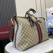Gucci Savoy Medium Travel Bag Brown 48x28x18cm - 4