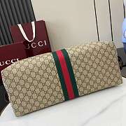 Gucci Savoy Medium Travel Bag Brown 48x28x18cm - 3