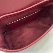 Gucci GG Emblem Small Shoulder Bag Red 20.5x13x7cm - 2