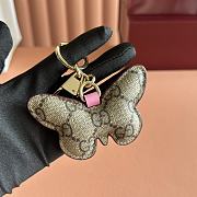 Gucci Butterfly Shape Keychain - 2