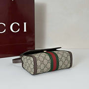 Gucci Ophidia Mini Shoulder Bag Brown 20x15x15cm - 5