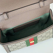 Gucci Ophidia Mini Shoulder Bag Brown 20x15x15cm - 2