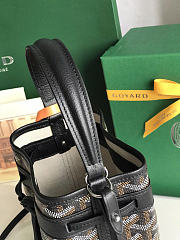 Goyard Petit Flot Mini Bucket Bag Black 17.5x12x10cm - 3