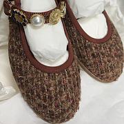 Chanel Tweed Embellished Mary Janes - 5