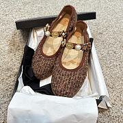 Chanel Tweed Embellished Mary Janes - 4