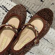 Chanel Tweed Embellished Mary Janes - 3