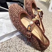Chanel Tweed Embellished Mary Janes - 2