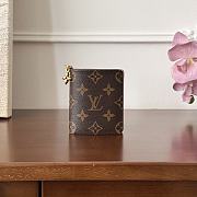 Louis Vuiton LV Charms Wallet Monogram Pink 10x9x2.5cm - 1