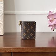 Louis Vuiton LV Charms Wallet Monogram Blue 10x9x2.5cm - 1