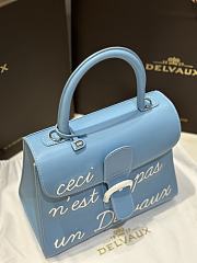 Delvaux L'Humour MM Black Blue 28x15x26cm - 4