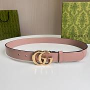 Gucci Pink Gold Belt 3cm - 1