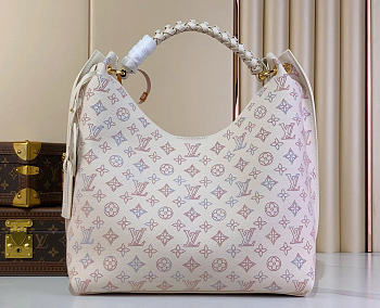 Louis Vuitton LV Carmel Mahina Bag Dream Cream 40x35x17cm