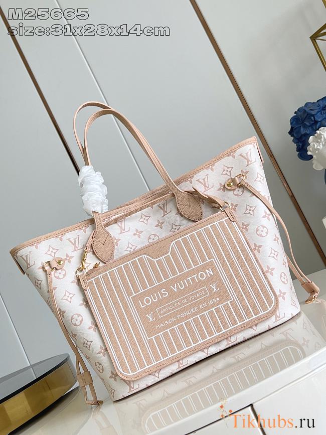 Louis Vuitton LV Neverfull Inside Out MM Bag Dune 31x28x14cm - 1