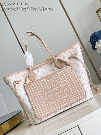 Louis Vuitton LV Neverfull Inside Out MM Bag Dune 31x28x14cm