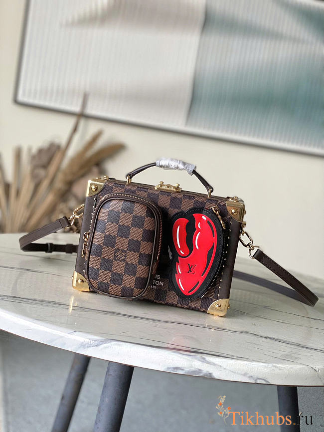 Louis Vuitton LV Sawagani Trunk Damier Bag 22x16x11cm - 1
