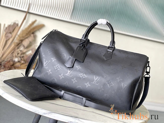 Louis Vuitton LV Speedy P9 Bandoulière 50 Black 50x32x29cm - 1