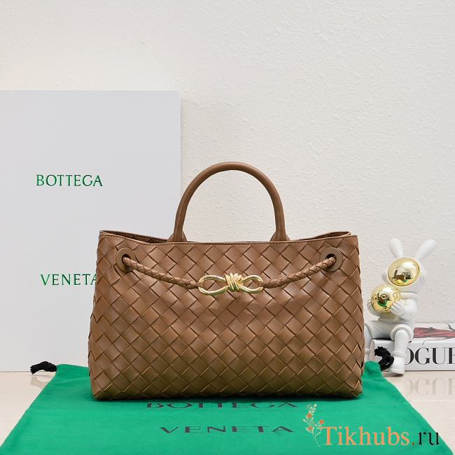 Bottega Veneta Small East/West Andiamo Light Brown 29x18x10cm - 1