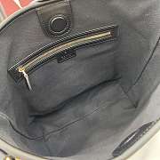 Gucci GG Emblem Medium Shoulder Bag Black 24x26x10cm - 2