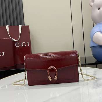 Gucci Dionysus Wallet On Chain Red 20x12.5x4.5cm