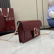 Gucci Dionysus Wallet On Chain Red 20x12.5x4.5cm - 5