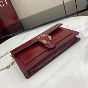 Gucci Dionysus Wallet On Chain Red 20x12.5x4.5cm - 4
