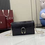 Gucci Dionysus Wallet On Chain Black 20x12.5x4.5cm - 1