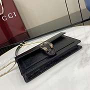 Gucci Dionysus Wallet On Chain Black 20x12.5x4.5cm - 6