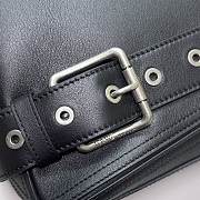 Loewe Large Puzzle Biker Bag Shiny Calfskin Black 33x21.5x14.7cm - 2