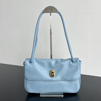 Bottega Veneta Madison Bag Blue 27x16x6cm