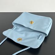 Bottega Veneta Madison Bag Blue 27x16x6cm - 5
