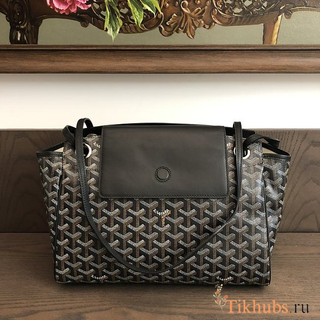 Goyard Rouette PM Tote Bag Black 30x22x14cm - 1