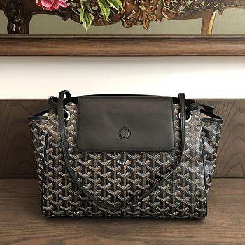 Goyard Rouette PM Tote Bag Black 30x22x14cm