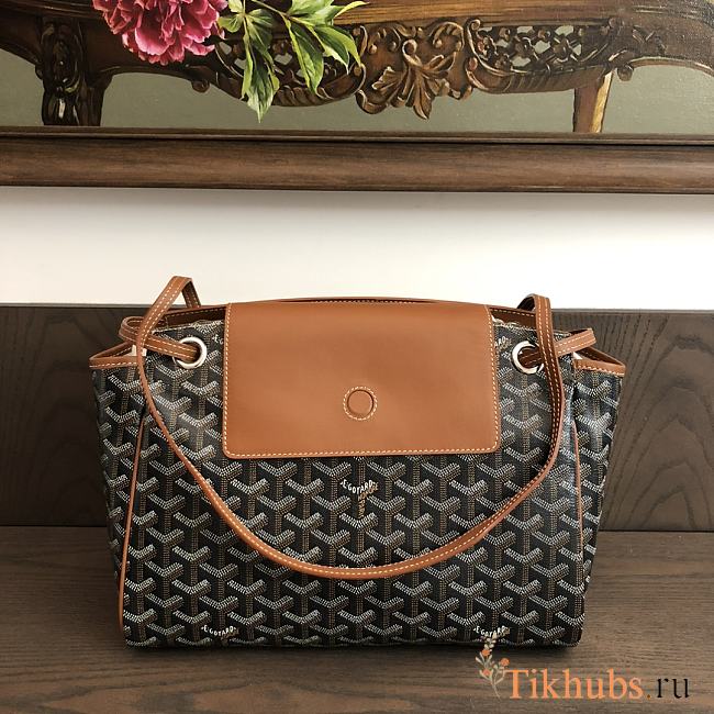 Goyard Rouette PM Tote Bag Brown 30x22x14cm - 1
