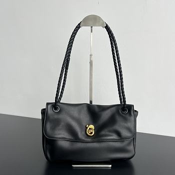 Bottega Veneta Madison Bag Black 27x16x6cm