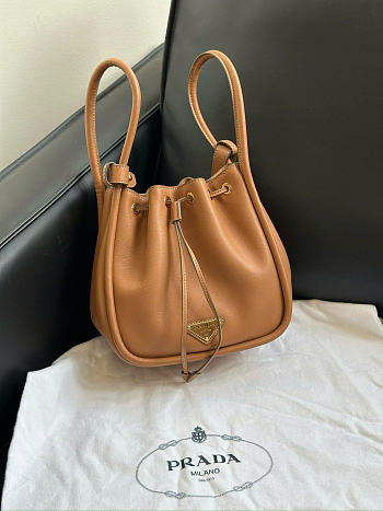 Prada Darling Mini Bucket Caramel Bag 20x20x11cm