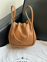 Prada Darling Mini Bucket Caramel Bag 20x20x11cm - 4
