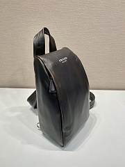 Prada Nappa Leather Backpack Dark Brown 32x18.5x11cm - 3