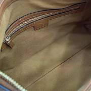 Gucci Emblem Medium Shoulder Bag Brown 30x19x11cm - 2