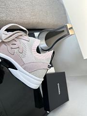 Chanel Knit Trainers Pink Sneaker - 5