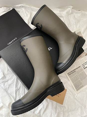 Chanel Rubber Rain Boots