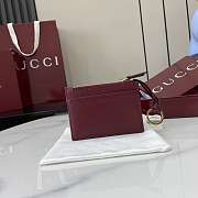 Gucci GG Marmont Zip Key Pouch Red 12x8.5cm - 5