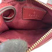 Gucci GG Marmont Zip Key Pouch Red 12x8.5cm - 2
