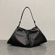 The Row Samia Bag Black Leather 47x30x8cm - 4
